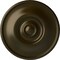 Ekena Millwork Jefferson Ceiling Medallion (Fits Canopies up to 2 7/8"), Hand-Painted Green Gold, 11 3/4"OD x 3/8"P CM12JEGGS - alternate 1